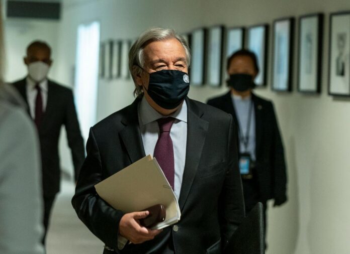 UN chief warns that 'nationalism in vaccines' is moving at full speed UN chief warns that 'nationalism in vaccines' is moving at full speed