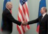 Vladimir Putin, President of Russia, congratulates Joe Biden on his US election victory