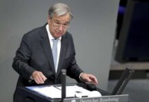 UN Chief Antonio Guterres receives the New York COVID-19 vaccine UN Chief Antonio Guterres receives the New York COVID-19 vaccine