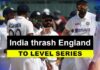 IND vs ENG 2nd test: 'Pitch' Perfect India Thrash England by 317 runs; level 4- match  1-1 series