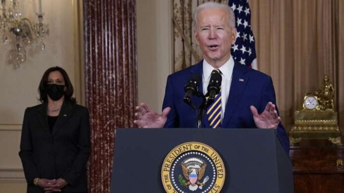 Biden says that the US will meet its target of 100 million viruses on Friday Biden says that the US will meet its target of 100 million viruses on Friday