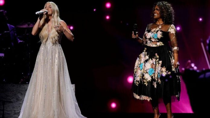 CeCe Winans and Carrie Underwood are the dynamic duo who own the ACM Awards CeCe Winans and Carrie Underwood are the dynamic duo who own the ACM Awards