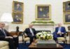 At the White House, Joe Biden talks with visiting Afghan leaders