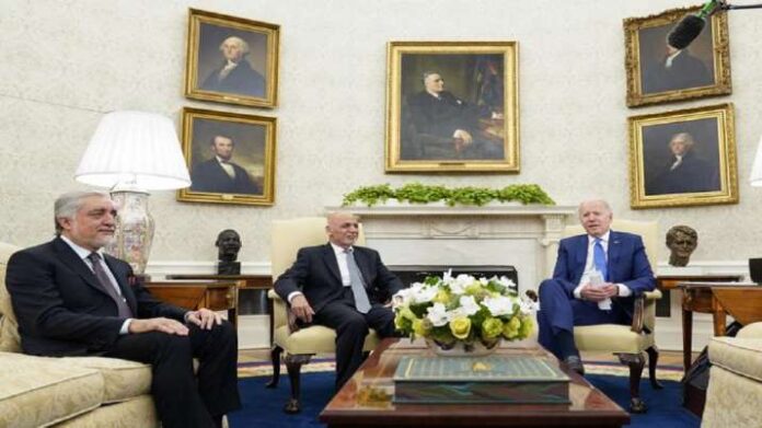 At the White House, Joe Biden talks with visiting Afghan leaders At the White House, Joe Biden talks with visiting Afghan leaders