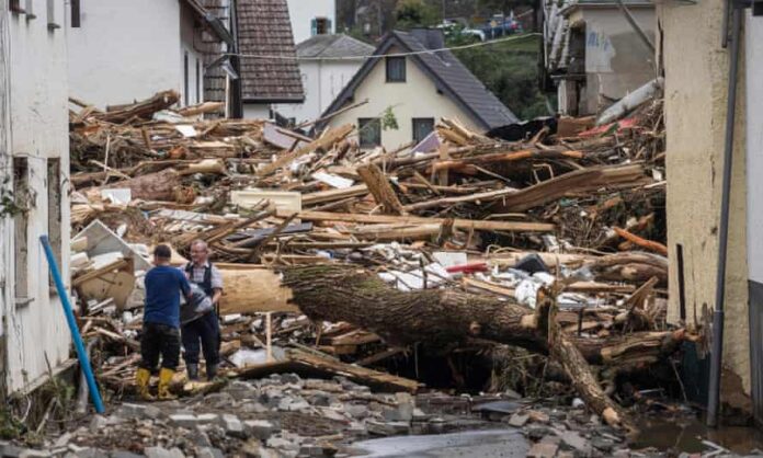 After deadly floods hit Western Europe, 1,300 people are presumed missing in one German district
