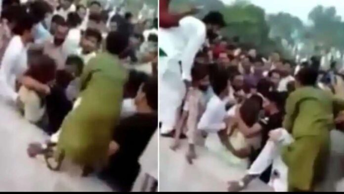In Pakistan, a crowd threw a female TikToker into the air, tearing her clothes and stealing her phone In Pakistan, a crowd threw a female TikToker into the air, tearing her clothes and stealing her phone