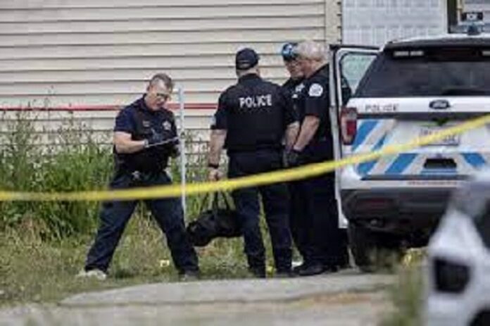 Two Chicago police officers have been shot and are being treated at a hospital