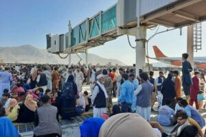 Video Showing the Clinging of Afghans to the American Military Plane As It Takes Off In Kabul 1 Afghans at kabul Airport
