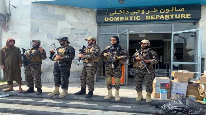 Taliban declare victory from Kabul International Airport, promising security