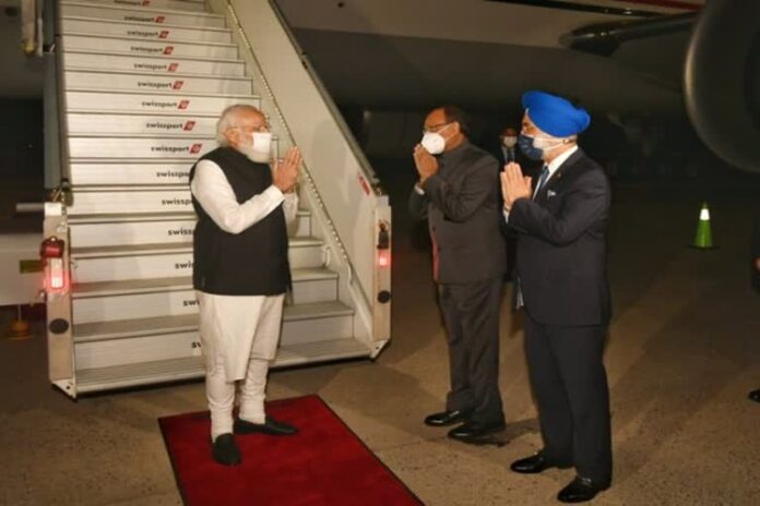 PM Modi arrives in New York ahead of the United Nations General Assembly's 76th session PM Modi arrives in New York ahead of the United Nations General Assembly's 76th session