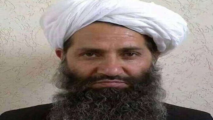 Haibatullah Akhundzada, the Taliban leader, makes his first public appearance