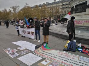 Baloch Martyrs' Day: Protest in Paris over the Pakistan Army's enforced disappearances
