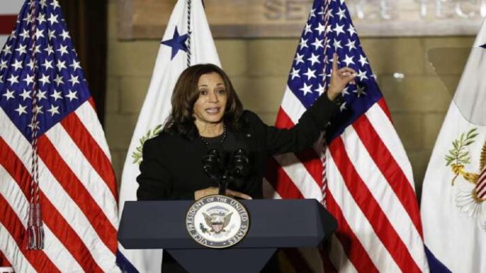 Kamala Harris is the first woman to be elected President of the United States (briefly)
