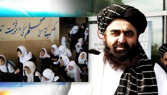 Acting FM states that 75% of Afghan girls are back in school. Muttaqi Amir Khan Acting FM states that 75% of Afghan girls are back in school. Muttaqi Amir Khan