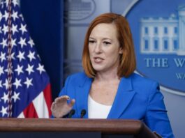 Psaki, the White House press secretary, is suffering from COVID-19, and she last saw Biden on Tuesday