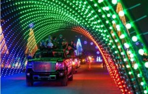 Enjoy A drive-through Christmas light show