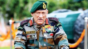 General Bipin Rawat, India's first Chief of Defence Staff