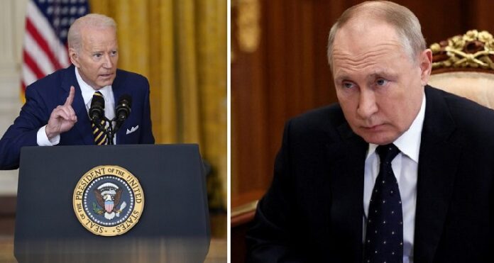 Joe biden & Vladimir Putin