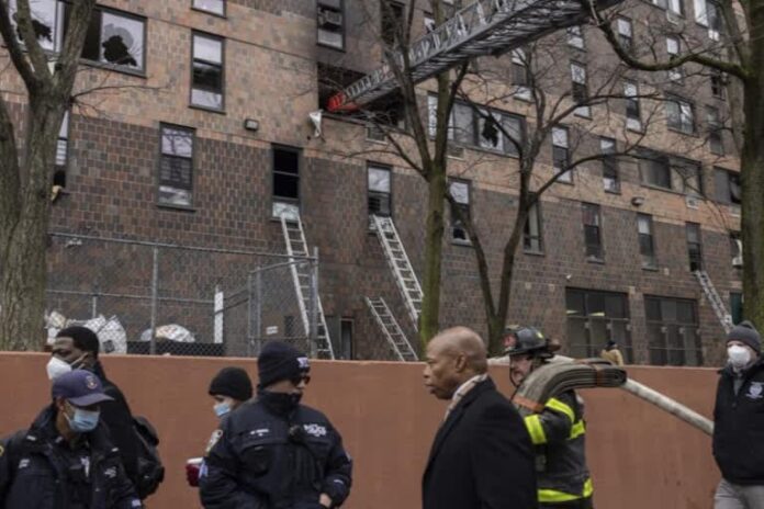 New York City fire kills 19 persons, including 9 children