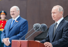 Because of Russia’s military buildup, the US State Department has ordered diplomats’ families to leave Belarus Because of Russia's military buildup, the US State Department has ordered diplomats' families to leave Belarus