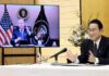 President Joe Biden of the United States and Prime Minister Yoshihiko Kishida of Japan have pledged to "push back" against China