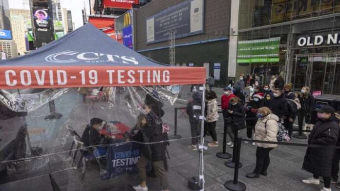 At the start of the New Year, the COVID rate in New York state reaches a new high