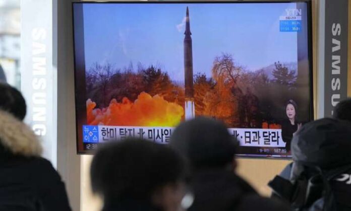North Korea may have launched a ballistic missile into the sea, according to neighbours