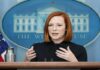 According to White House spokeswoman Jen Psaki, Russia may use a "false" pretext to attack Ukraine "at any time"