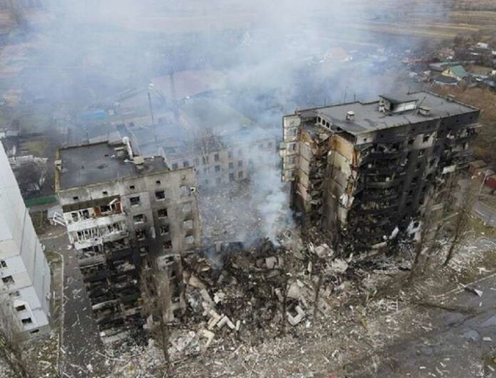 The Zaporizhzhia Nuclear Power Plant catches fire during the Russia-Ukraine conflict