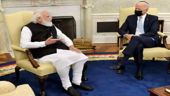 Today, Prime Minister Modi will meet virtually with US President Joe Biden Today, Prime Minister Modi will meet virtually with US President Joe Biden