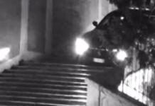 Saudi tourist is caught on camera driving a Maserati down Rome’s iconic Spanish Steps Saudi tourist is caught on camera driving a Maserati down Rome's iconic Spanish Steps