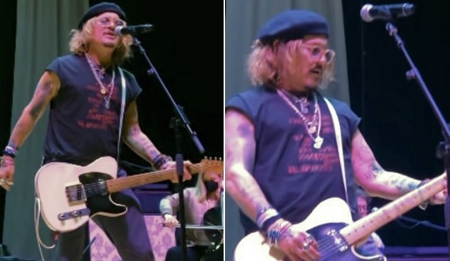 Watch: Johnny Depp Gives Surprising Performance At UK Concert Following Defamation Trial Closing Arguments