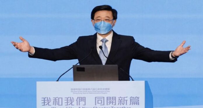 china (1) Pro-Beijing Elites, Hong Kong, Beijing loyalists, British colony, Hong Kong's next leader, pro-Beijing election committee, Hong Kong internationally