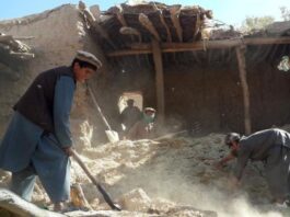 As a 6.1 magnitude earthquake strikes Afghanistan, 130 people are killed and houses are reduced to rubble