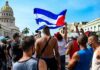 In Cuba, 74 anti-government protesters were condemned to prison terms of up to 18 years