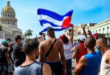 In Cuba, 74 anti-government protesters were condemned to prison terms of up to 18 years In Cuba, 74 anti-government protesters were condemned to prison terms of up to 18 years