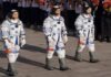 China launches, launches three astronauts, the new space station, March-2F, Jiuquan Satellite Launch Center