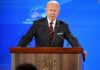 In a major gaffe, US President Joe Biden refers to the "selfishness" of US troops during a speech in Saudi Arabia