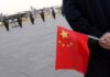 A decorated Chinese cop is on the run after killing three people