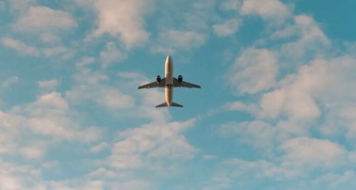 airline American Airlines flight, United States, $10000, two women on a flight,