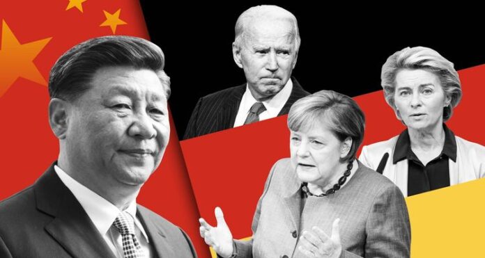 china (1) China Warns, Risks to Economic Ties, Germany's Policy Shift, Chinese leaders,