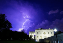A lightning strike near the White House has critically injured four people A lightning strike near the White House has critically injured four people