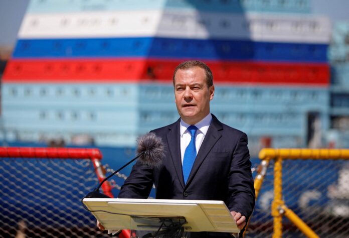 Russia will not end the war even if Ukraine abandons its NATO ambitions, according to an ex-Russian president Russia will not end the war even if Ukraine abandons its NATO ambitions, according to an ex-Russian president