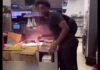 50 teenagers, McDonald's location, UK, steal food and beverages,