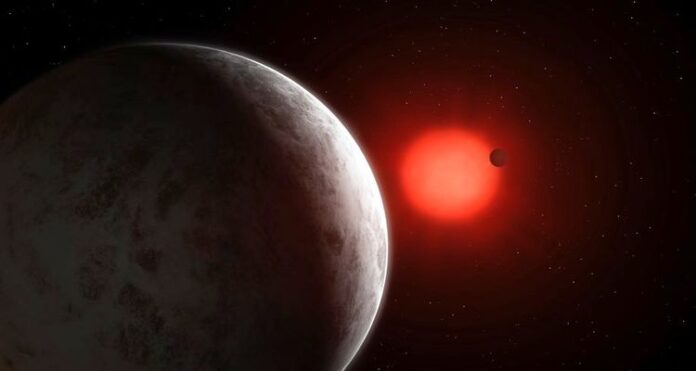 2 earths (1) 2 Super-Earths, LP 890-9b, 8.5 Earth, brand-new exoplanets orbit, second planet, 30% larger than Earth