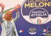 Giorgia Meloni's Euroskeptic, supported Mussolini, World War II, Italy party,