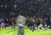 After a stampede to exit an Indonesian soccer match, 129 people killed