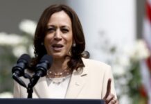 The swearing-in ceremony for the Indian-American US Ambassador is conducted by Kamala Harris The swearing-in ceremony for the Indian-American US Ambassador is conducted by Kamala Harris