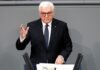 unexpected visit by the German president to Kyiv to meet Zelensky