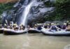 An American man who fell off a raft in the Bali River is missing